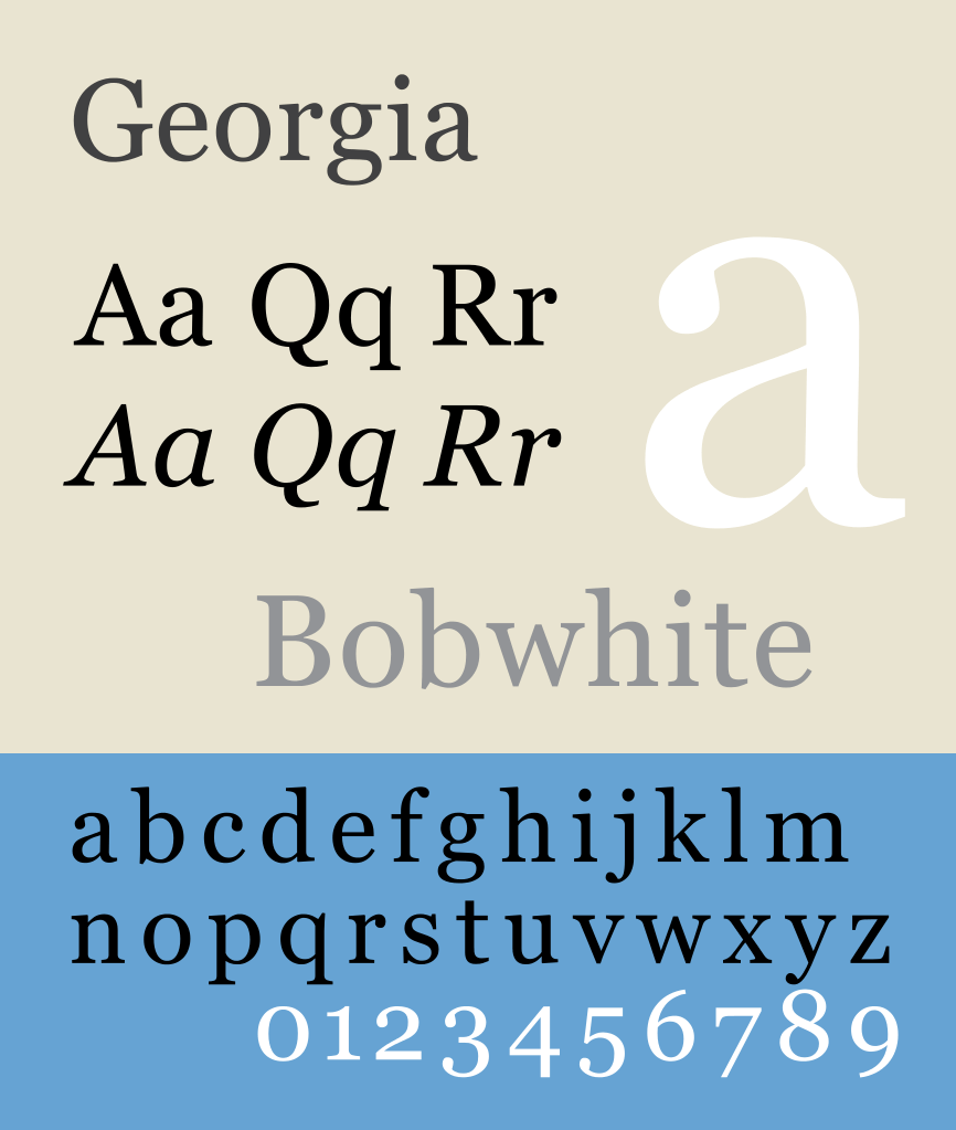 georgia the Best Fonts For Resumes Top 12+ & Fonts To Avoid